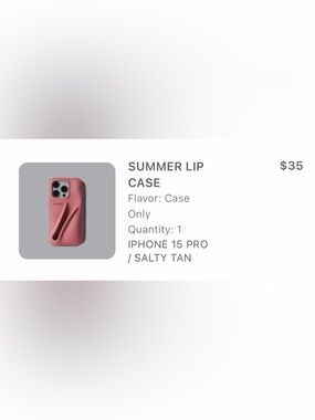 rhode skin lip case iPhone 15 pro